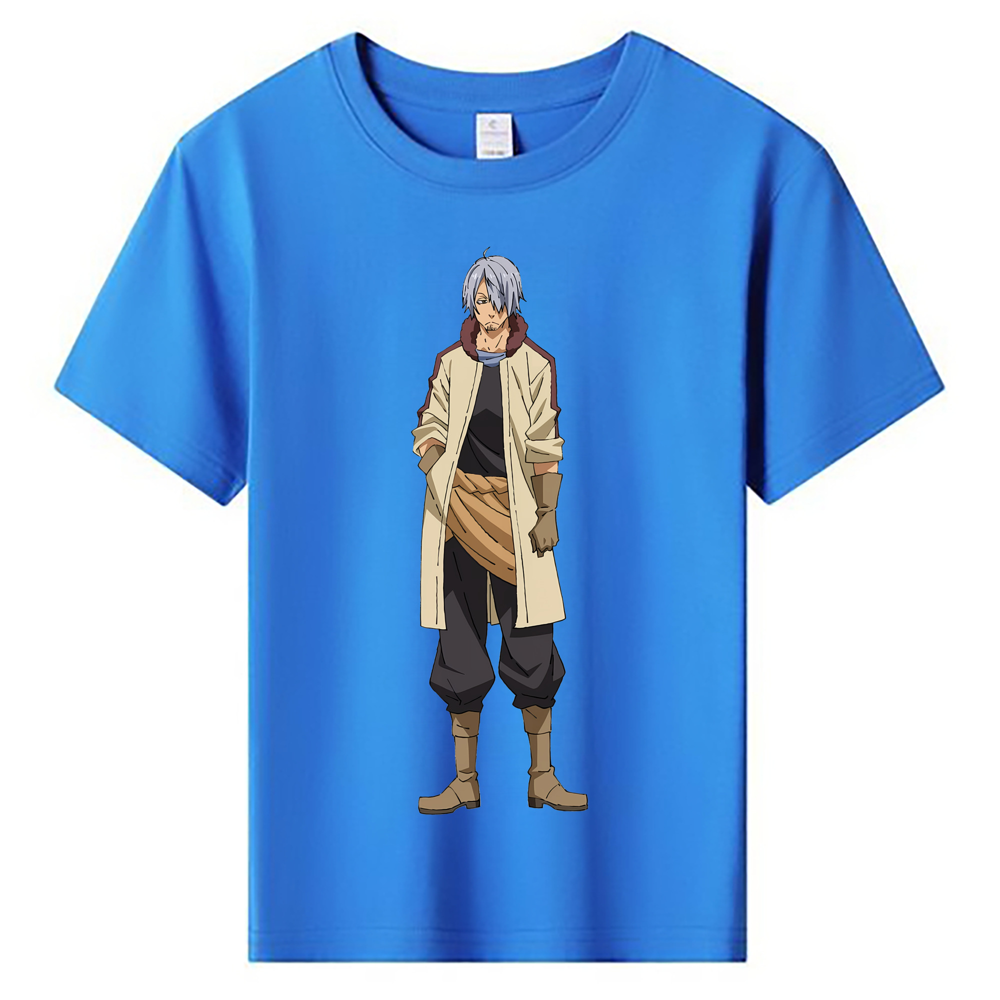 （画像用） 転スラ Regarding Reincarnated to Slime 綿100％キッズTシャツ（フロントプリント）